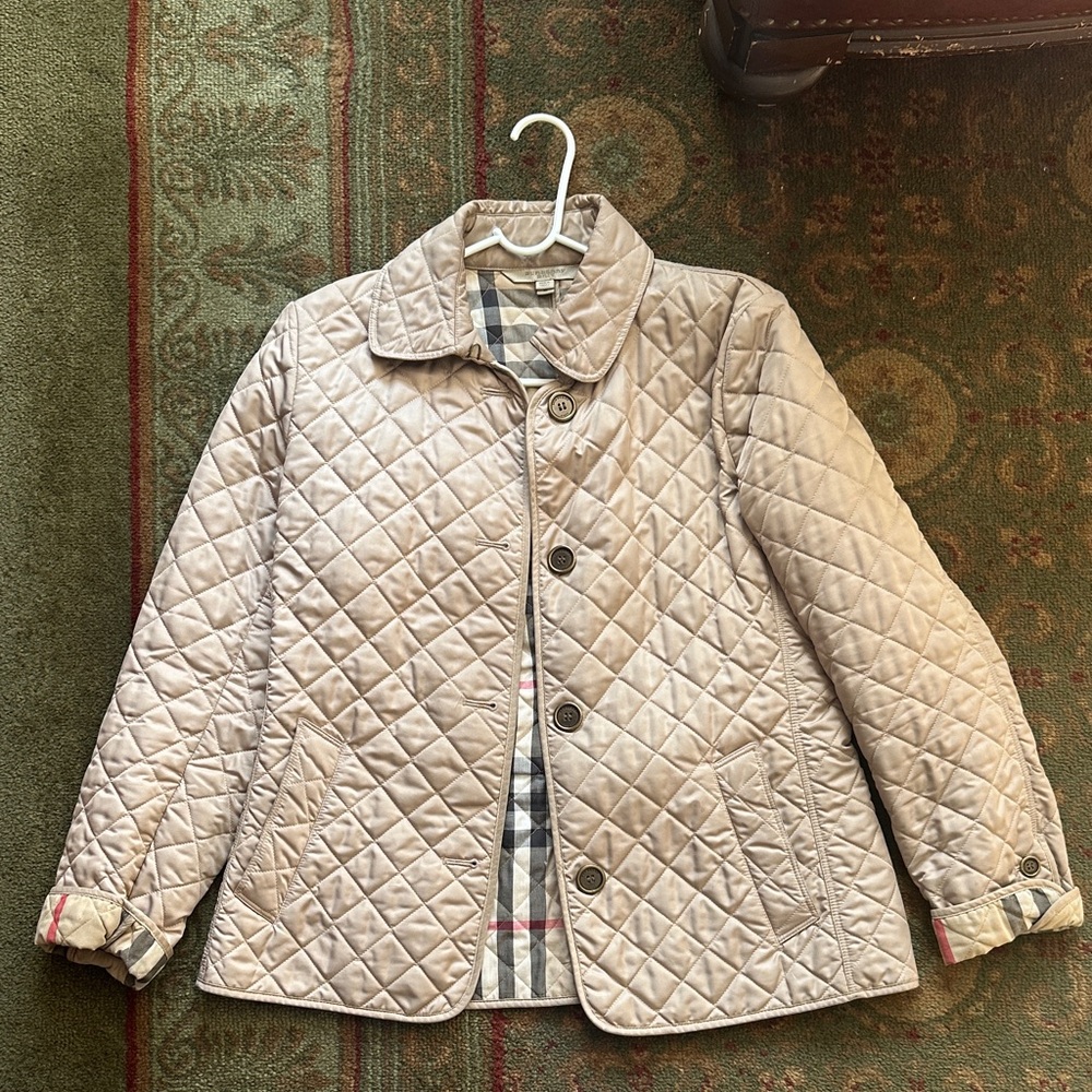 Burberry women’s Quilted Jacket - Beige